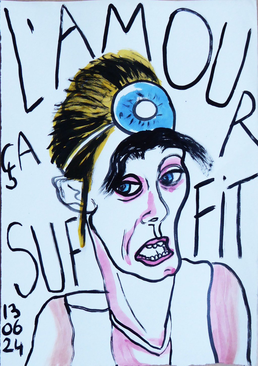 Dessin de Clotilde Salmon extrait de la série je dessine donc j'écris